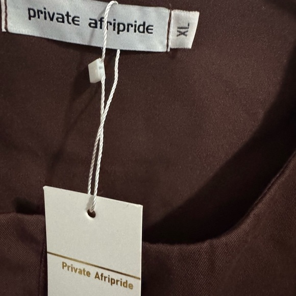 Brown and gold Afripride set #AfricanFashion size XL - Picture 3 of 4